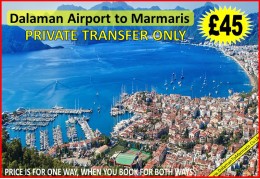 Dalaman Airport Taxi to Marmaris Transfers
