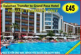 Dalaman Transfers to Marmaris Grand Pasa Hotel