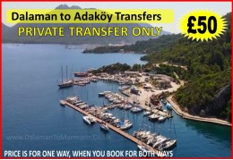 Dalaman to Adakoy Transfers