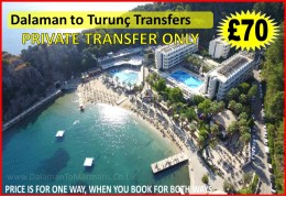 Dalaman to Turunç Transfers