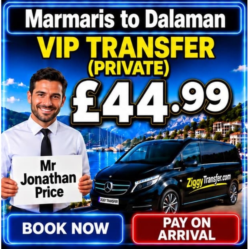 Grand Yazıcı Club Turban Thermal Marmaris to Dalaman Airport 