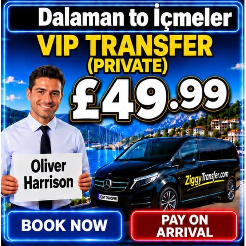 Dalaman to Sea Star Marmaris transfer taxi service