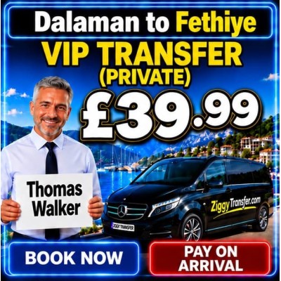 Dalaman to Fethiye Private Taxi Transfers Dalaman to Fethiye Private Taxi Transfers