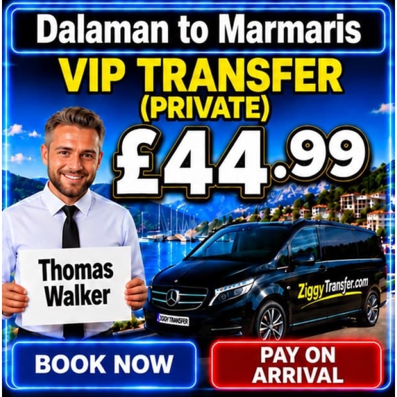 Dalaman airport to Ada Julian Marmaris Hotel marmaris transfer taxi