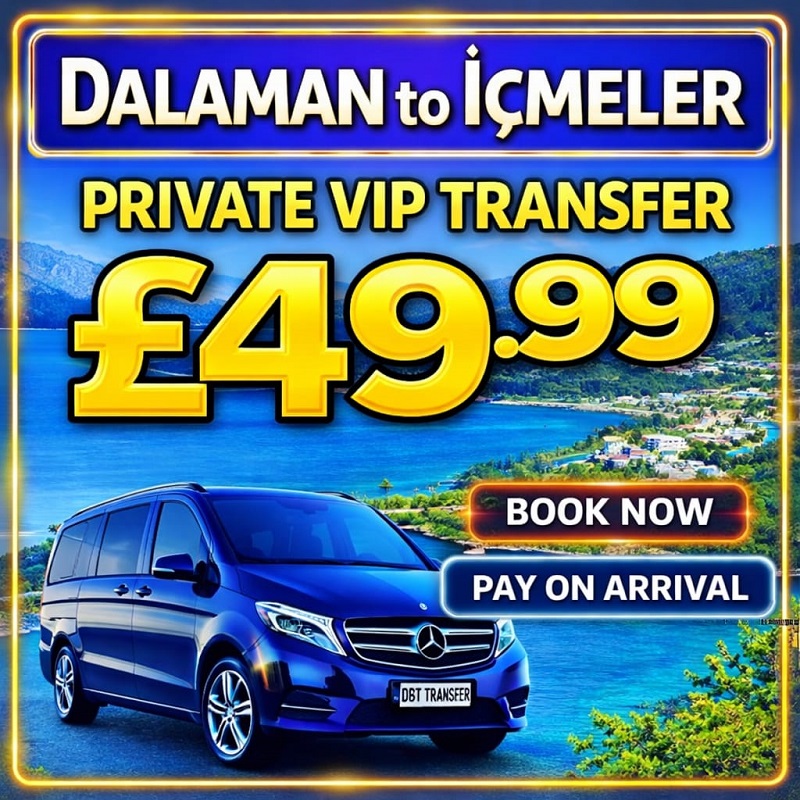 Dalaman to İçmeler transfer taxi service