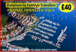 Dalaman to Fethiye Transfers