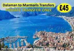 Dalaman to Marmaris Transfers