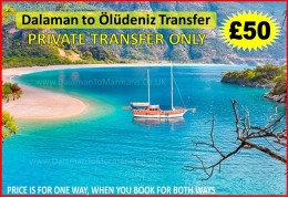 Dalaman Transfer to Ölüdeniz
