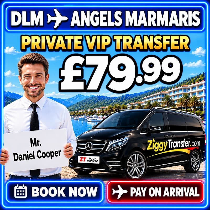 Dalaman to Angel's Marmaris Hotel private transfer service