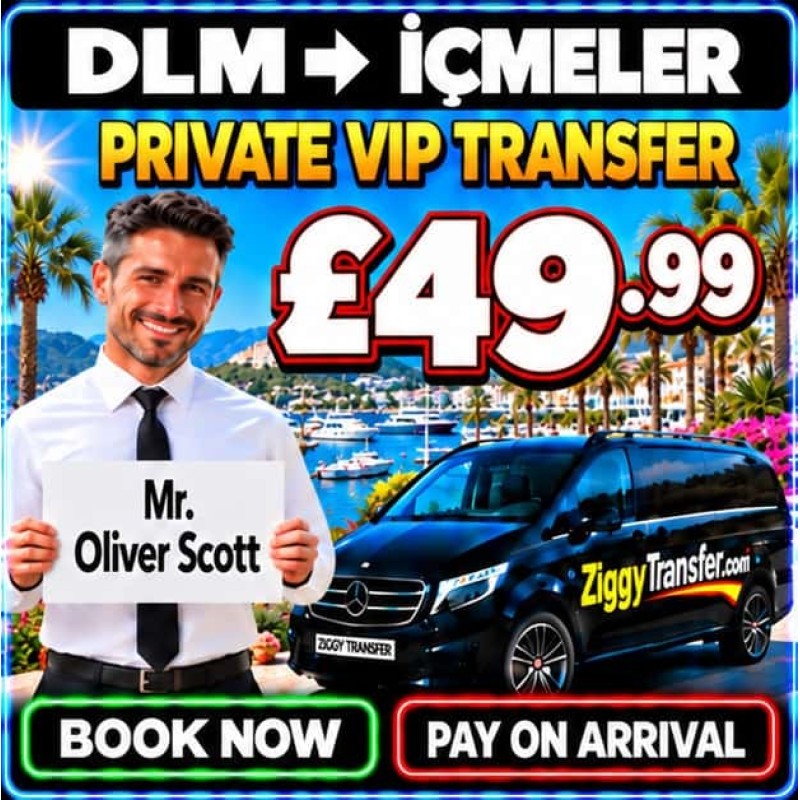 Taxi from Dalaman to Orka Lotus Beach Hotel