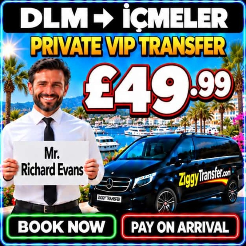Taxi from Dalaman to Marmaris Park Hotel