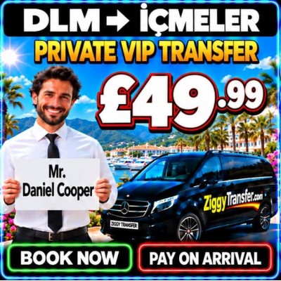 How much is private taxi transfer from Dalaman Airport to Prime Beach Hotel?