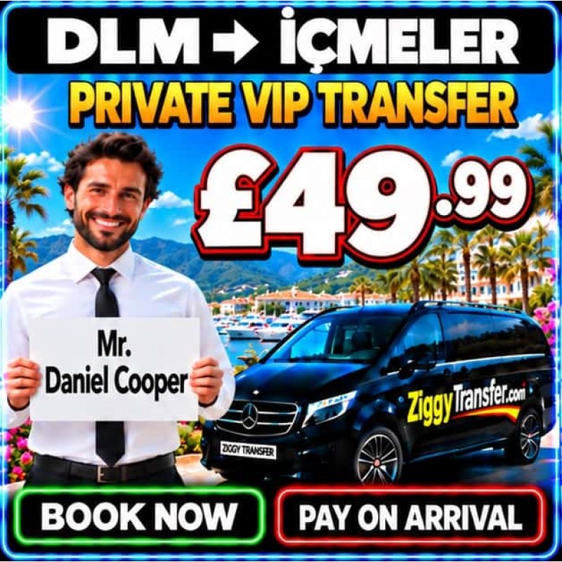 Taxi from Dalaman to Marmaris Quadas Hotel