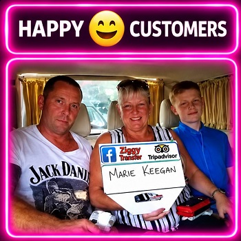 Happy Ziggy Transfer customers